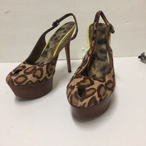 Women’s heels Sam Edelman size 10 tiger print